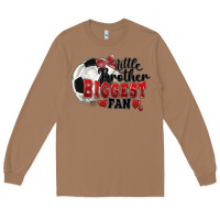 Toasted Coconut little brother biggest fan soccer Long Sleeve Tee - FaDigitalArtStudio