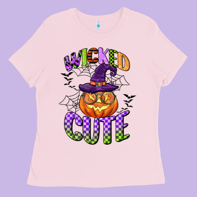 Wicked Cute Ladies Tee Designed By Cowgirlartshop