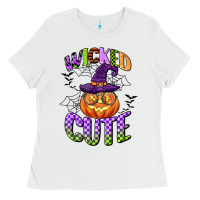 White wicked cute Ladies Tee - CowGirlArtShop