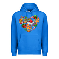 True Royal love Christmas  heart Premium Hoodie - CowhideDigitalArt