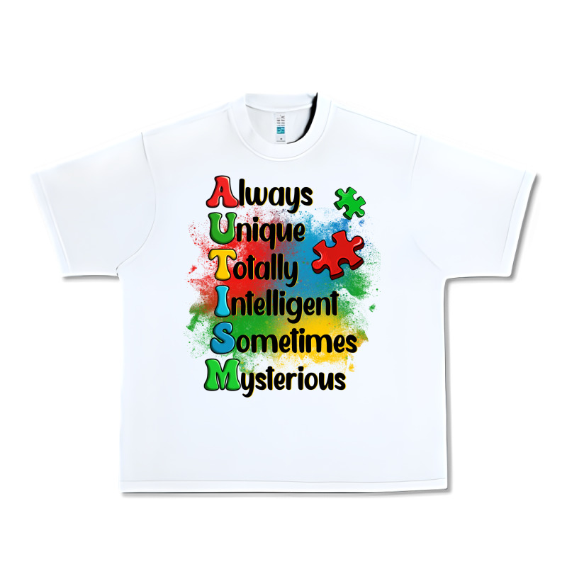 Always Unique Autism Urban Heavy Tee by OliviaCreatesArt | Teevron
