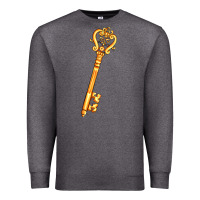 Charcoal Heather love key Premium Sweatshirt - AdoDesignShop