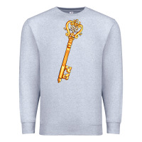 Heather Grey love key Premium Sweatshirt - AdoDesignShop