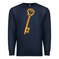 Navy love key Premium Sweatshirt - AdoDesignShop