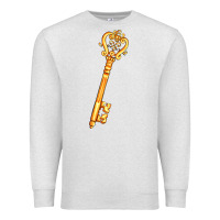 Oatmeal Heather love key Premium Sweatshirt - AdoDesignShop