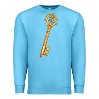 Ocean Blue love key Premium Sweatshirt - AdoDesignShop