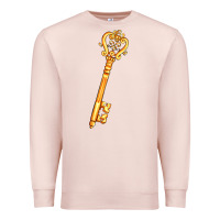 Pale Pink love key Premium Sweatshirt - AdoDesignShop