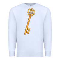 White love key Premium Sweatshirt - AdoDesignShop