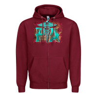 Burgundy physician medical symbol assistant nurse background Zipper Hoodie - BarkalooDesign