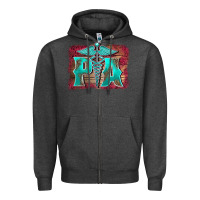 Charcoal Heather physician medical symbol assistant nurse background Zipper Hoodie - BarkalooDesign
