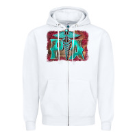 White physician medical symbol assistant nurse background Zipper Hoodie - BarkalooDesign
