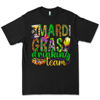 Black Mardi Gras drinking team Premium Tee - HowdyJamesFarm