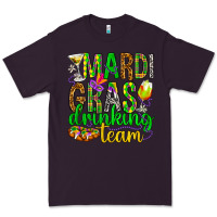 Plum Mardi Gras drinking team Premium Tee - HowdyJamesFarm