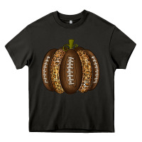 Asphalt American Football Pumpkin Heavy Core Tee - texasbilliewilder