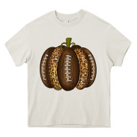 American Football Pumpkin Heavy Core Tee | Teevron