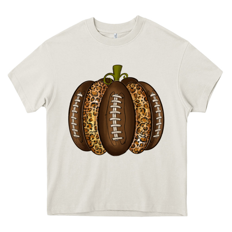 American Football Pumpkin Heavy Core Tee by texasbilliewilder | Teevron