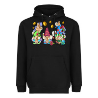 Black easter gnome with eggs Heavyweight Hoodie - AdoDesignShop