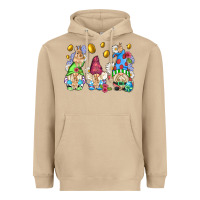 Mushroom easter gnome with eggs Heavyweight Hoodie - AdoDesignShop