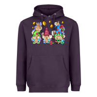 Plum easter gnome with eggs Heavyweight Hoodie - AdoDesignShop