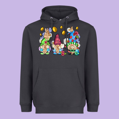 Easter Gnome With Eggs Heavyweight Hoodie Designed By Adodesignshop