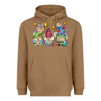 Toasted Coconut easter gnome with eggs Heavyweight Hoodie - AdoDesignShop