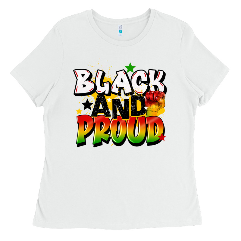 Black And Proud Ladies Tee by CowGirlArtShop | Teevron