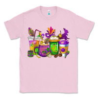 Bubblegum Pink mardi gras coffee cups cowgirl Classic Tee - CowGirlArtShop