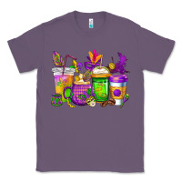 Lavender mardi gras coffee cups cowgirl Classic Tee - CowGirlArtShop