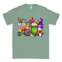 Sage mardi gras coffee cups cowgirl Classic Tee - CowGirlArtShop