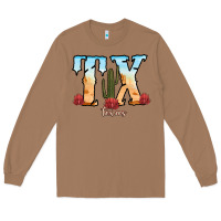 Toasted Coconut texas cactus Long Sleeve Tee - RanaPortraitStore