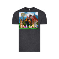 Vintage Black Farm animals 20oz Vintage Tee - OliviaCreatesArt