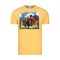 Vintage Mustard Farm animals 20oz Vintage Tee - OliviaCreatesArt