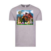 Vintage Zinc Farm animals 20oz Vintage Tee - OliviaCreatesArt