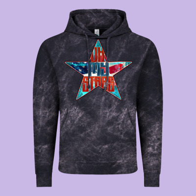 Oh My Stars Vintage Hoodie Designed By Fadigitalartstudio