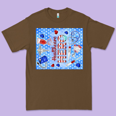 Healthcare Hero Premium Tee Designed By Tumblerdesignbyshophia
