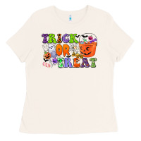 Bone trick or treat Ladies Tee - CowGirlArtShop