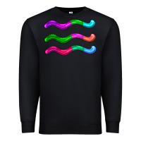 Black worm jelly Premium Sweatshirt - AdoDesignShop