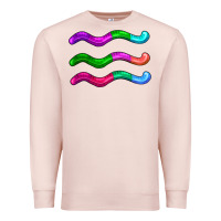 Pale Pink worm jelly Premium Sweatshirt - AdoDesignShop