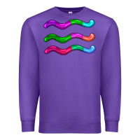 Purple worm jelly Premium Sweatshirt - AdoDesignShop