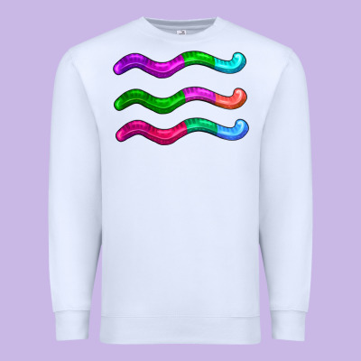 Worm Jelly Premium Sweatshirt Designed By Adodesignshop