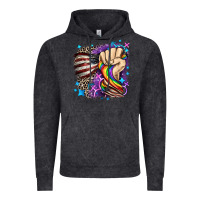 Vintage Black LGBTQ+ and American flag Vintage Hoodie - FaDigitalArtStudio