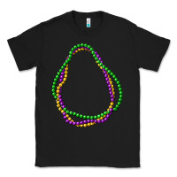Black mardi gras beads Classic Tee - CowGirlArtShop