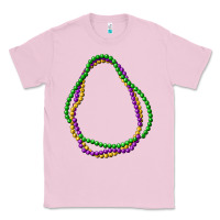Bubblegum Pink mardi gras beads Classic Tee - CowGirlArtShop
