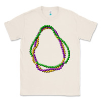 Natural mardi gras beads Classic Tee - CowGirlArtShop