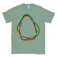 Sage mardi gras beads Classic Tee - CowGirlArtShop