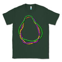 Sports Green mardi gras beads Classic Tee - CowGirlArtShop