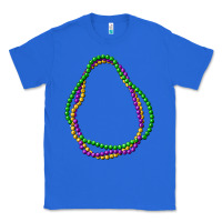 True Royal mardi gras beads Classic Tee - CowGirlArtShop