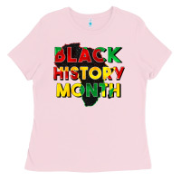 Bubblegum Pink black history month Ladies Tee - CowGirlArtShop