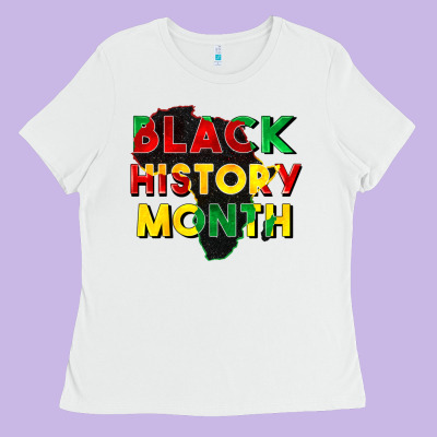 Black History Month Ladies Tee Designed By Cowgirlartshop
