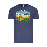 Vintage Denim Easter Day camper Vintage Tee - OliviaCreatesArt